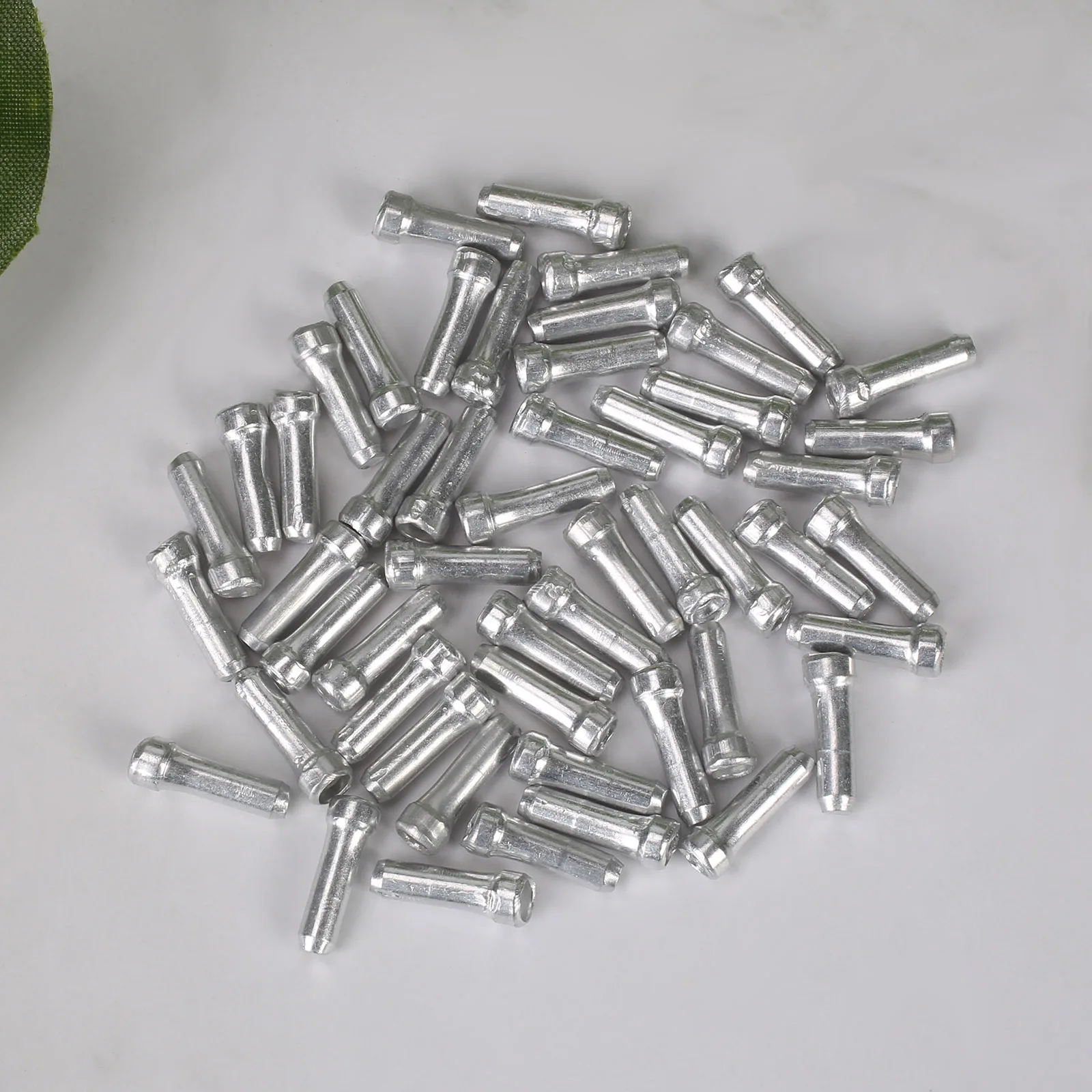 50 Pcs/lot MTB Bike Bicycle Brake Shifter Aluminum Inner Cable Tips Crimps Cycle Cycling Parts Derailleur Shift Cables End Caps
