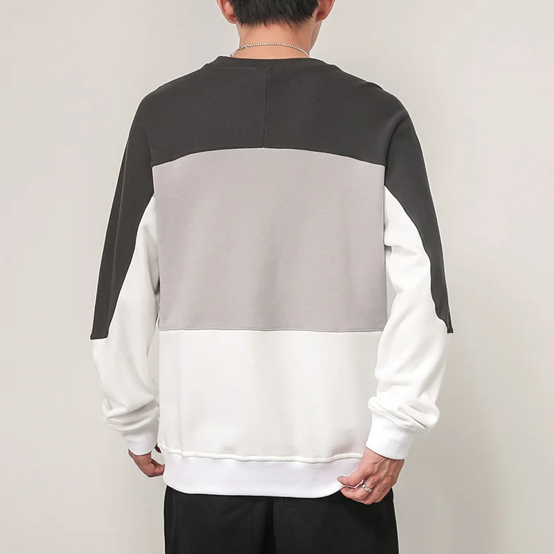 Waliicorners Patchwork Printed Streetwear Harajuku Hip Hop Casual Oversized Mens Crewneck Sweatshirt 10 H493a8c744d0b4504bb5a6f96e4ae39d5I