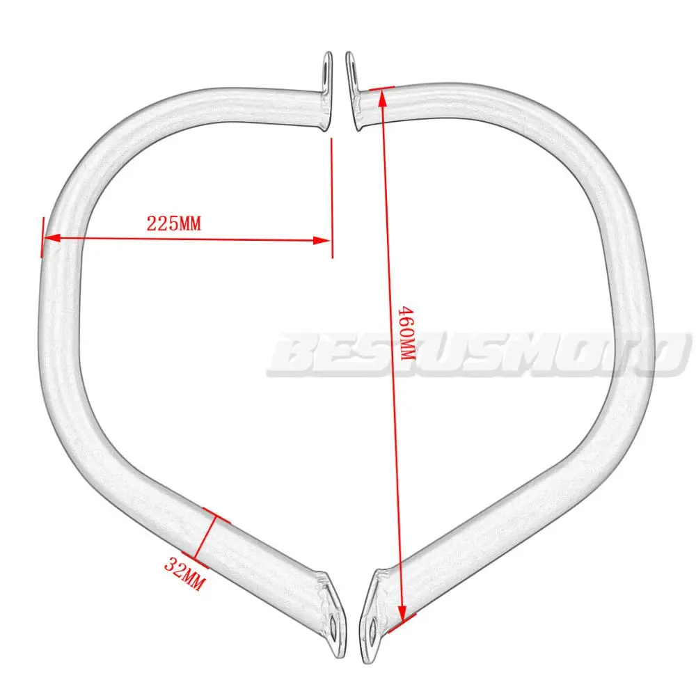 Кожух мотоцикла кожух двигателя бампер для Kawasaki Vulcan VN1600 Nomad 2003 2004 2005 2006 2007 2008 2009 2010