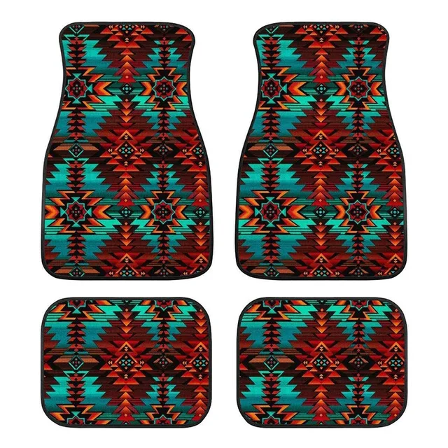 Aimaao Tie Dye Print Universal Car Floor Mat Ultra-Soft Non-Slip For Honda Crv VW Camry 40 Hyundai Ix35 Fit I30 Audi A4 A5 | Автомобили и