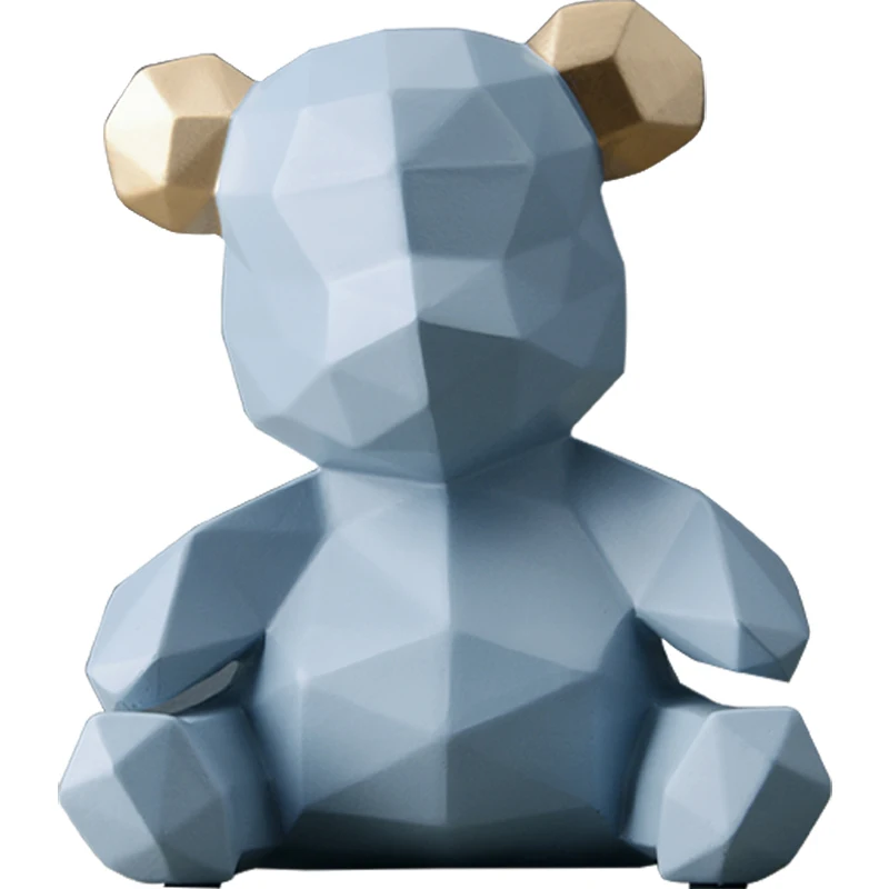

New Northern Europe Geometry Little Bear Goods Of Furniture For Display Rather Than For Use Concise Modern A Living Room Bedside