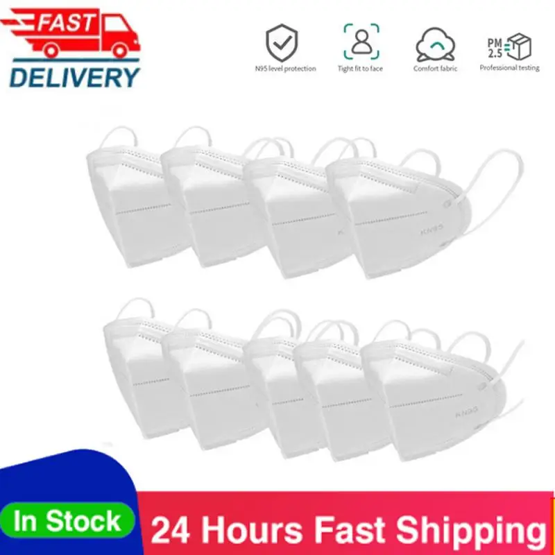 

50/100pcs N95 Mask Anti Fog Anti Dust KN95 Face Mask With 6 Layers Safty Mask 95% Filtration Adult Feature As FFP3 KF94