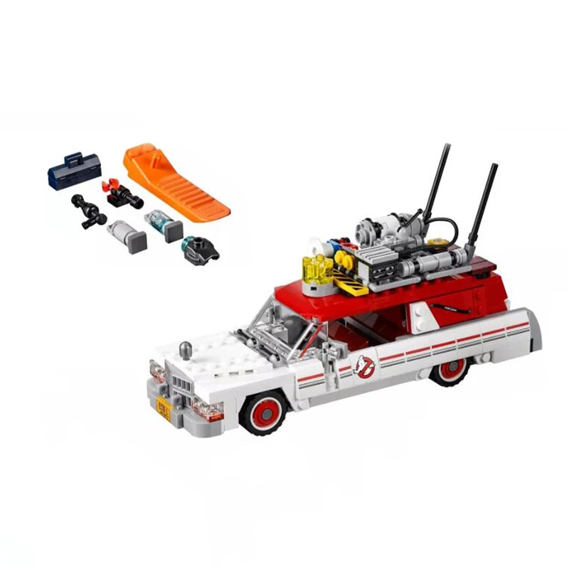 

The Ghostbusters Ecto-1&2 586Pcs Mini Bricks Set Sale New Genuine Movie Series Building Blocks Toys Bricks Model For Children
