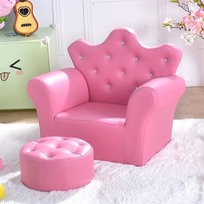Pink Kids Sofa Armrest Couch with Ottoman High Quality Children Sofa Set Living Room Furniture HW54194 Pink Kids Sofa Armrest Couch with Ottoman High Quality Children Sofa Set Living Room Furniture HW54194