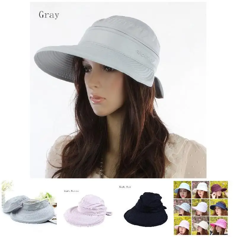 Summer Fashion Korean Style Bowknot Big Visor Cap Color Matching Beach Sun Hat Protective Clothing Accessories Beekeeping beekeeping hat