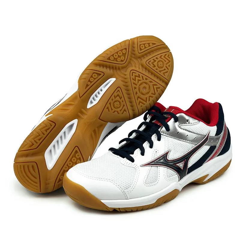Мужские и женские кроссовки для волейбола из натуральной кожи Mizuno с молнией; спортивная обувь на подушке; дышащие Нескользящие кроссовки для дома; Tenis Voleibol