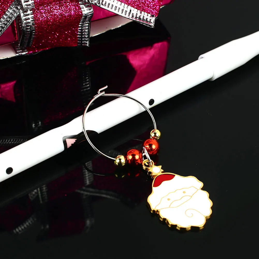 Beautiful Lovely Table 6PCS/Set Xmas Pendants Kitchen Christmas Decorations Alloy Accessory Party Festival New Year Gift