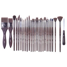 2255 26 шт./компл. акварель акрил и многофункциональный очиститель масла в свободном стиле, набор синтетических кистей для