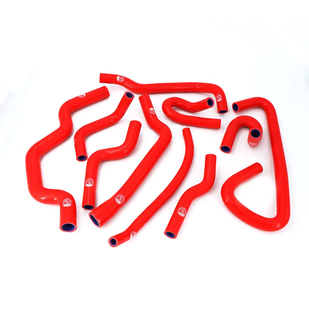 

Комплект силиконовых шлангов радиатора для RENAULT Clio I/Williams R19 16S/16V F7P 1.8L 1988-1997 (10 шт.) красный/синий/черный