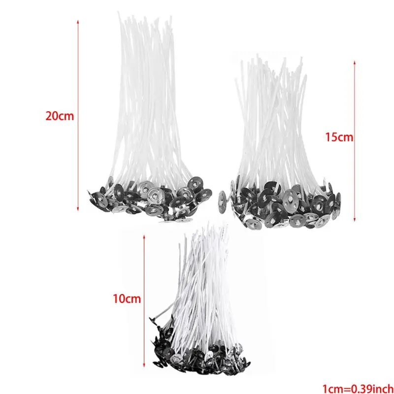 Свеча фитили для свечей делая низкий дым натуральный хлопок ядро нетоксичный прочный D