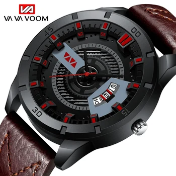 

Sport Watches For Men High Quality Fashion Outdoor Military Watch Army Genuine Leather Casual Wrist Watch Male Clock reloj hombr