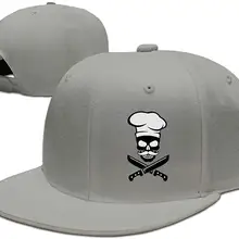 TSDFCSkull шеф-повара усы унисекс бейсболка с регулируемой плоской головкой