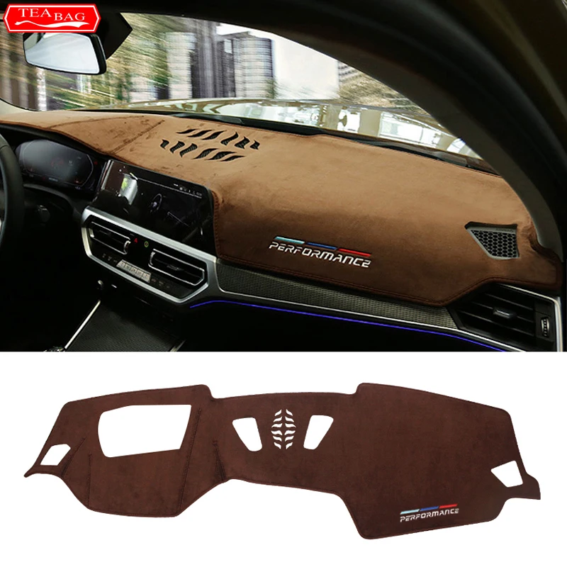Flannel Car Dashboard Cover Mat Anti-slide Pad Dashmat Sun Shade Dash Board Carpet For BMW G20 G21 G28 2019-2021 Accessories | Автомобили