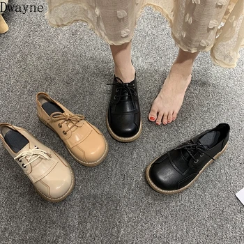 

2019 new British wind black small shoes female Korean version of the wild autumn Japanese jk uniform soft leather doll shoes