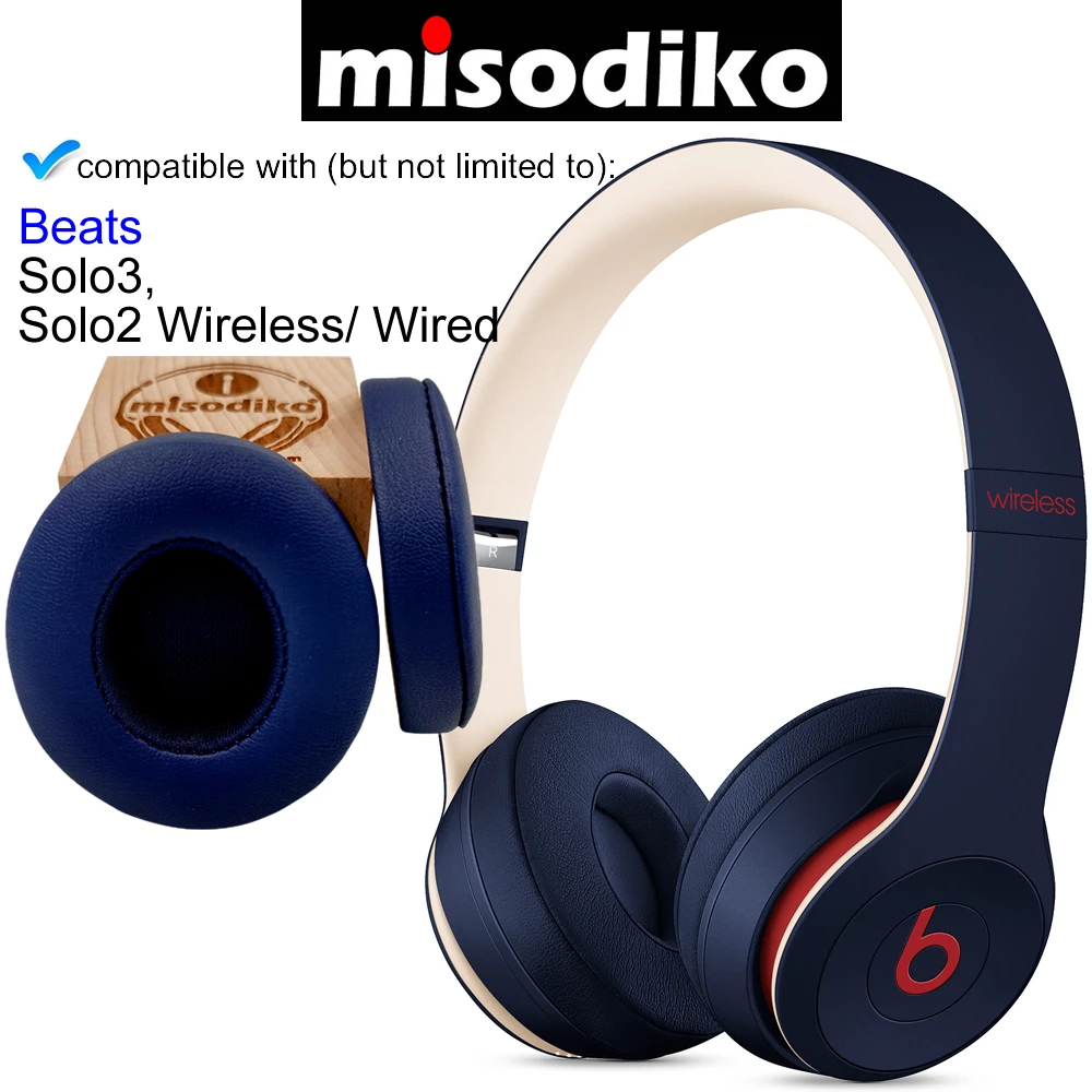 Наушники амбушюры misodiko набор подушек для Beats by Dre Solo3 проводные/беспроводные