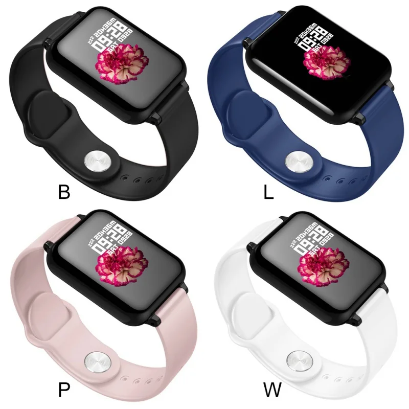 B57 smart watch Wristband waterproof sports Smart Watch heart rate monitoring blood pressure function for women men kids