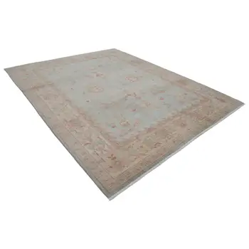 

244x305 Cm Green Handmade Oushak Rug-8x10 Ft