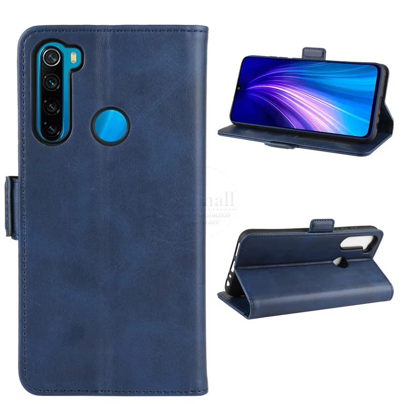 Кожаный чехол s для Xiaomi Redmi Note 8/8 Pro, чехол-кошелек, Магнитный чехол-книжка, откидная крышка, силиконовая форма, держатель для карт и фотографий, подставка