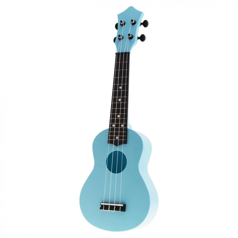 21 дюймов Акустическая укулеле Uke 4 струны Гавайская гитара Гитара для детей и музыки начинающих Синий