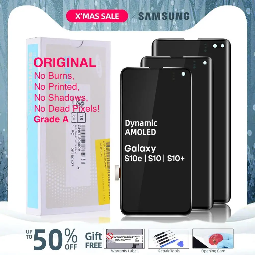 Для samsung S10 lcd дисплей G973F G973 для samsung Galaxy S10 Plus S10+ S10E lcd G975 G975F сенсорный экран дигитайзер