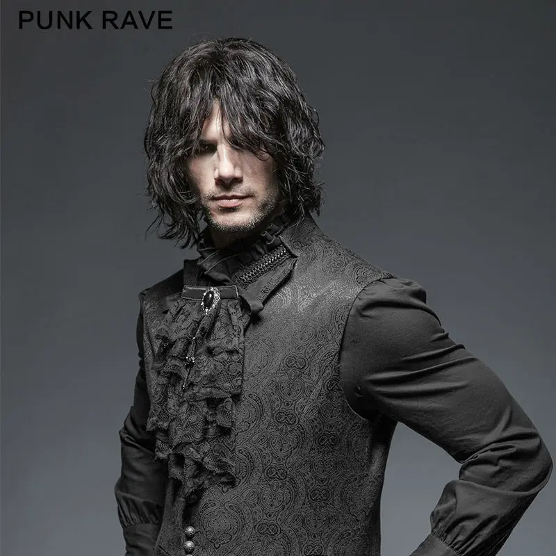 Мужской Готический кружевной галстук PUNKRAVE Официальный в джентльменском стиле