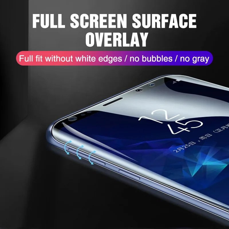 Защита экрана для Samsung Galaxy S Duos S7562 III S3 i9300 mini полное покрытие мягкая Гидрогелевая