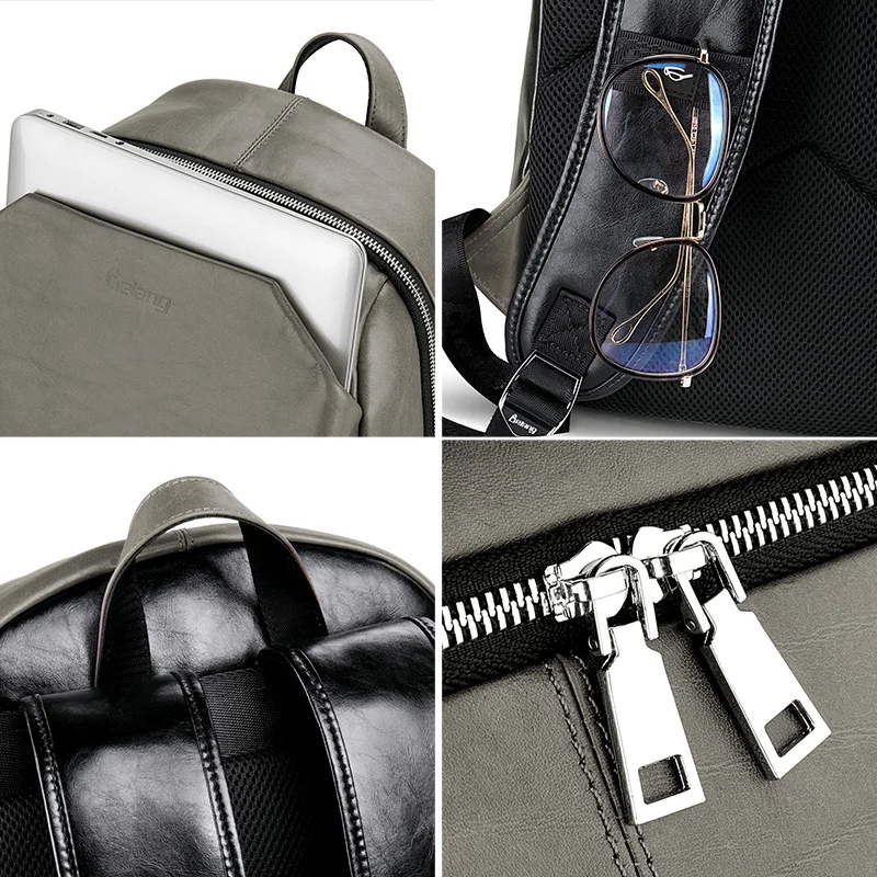 LIELANG кожаный рюкзак мужской высококачественный кожаный рюкзак мужской кожаный модный трендовый молодежный рюкзак для отдыха и путешествий сумка для компьютера Mochila