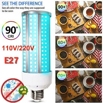 

60W E27 LED Germicidal Lamp Household Mite UV Sterilization Lamp Disinfection Bulb new