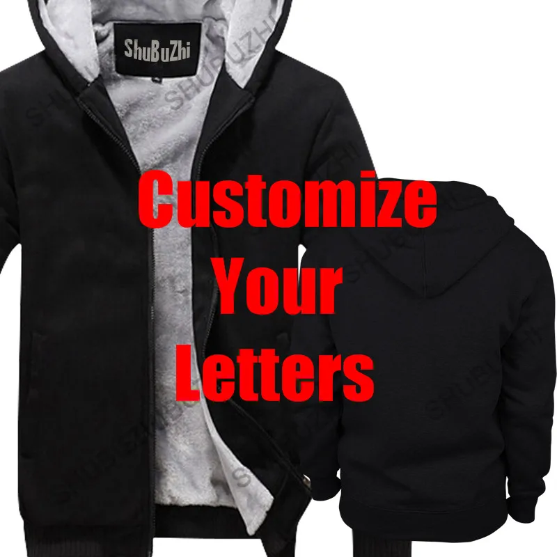 Мужские толстые толстовки с логотипом Jagermeister Music Tour, зимние стильные модные брендовые мужские толстовки с капюшоном, крутые пальто sbz6308 - Цвет: your design