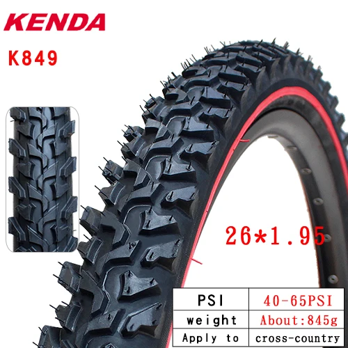 Kenda-スチールマウンテンバイクタイヤ,24インチ,26インチ,24*1.95,26