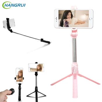 

Wireless Bluetooth Selfie Stick Mini Tripod For iPhone Samsung XiaoMi Foldable Handheld Selfiestick tripe trepied tripod stand