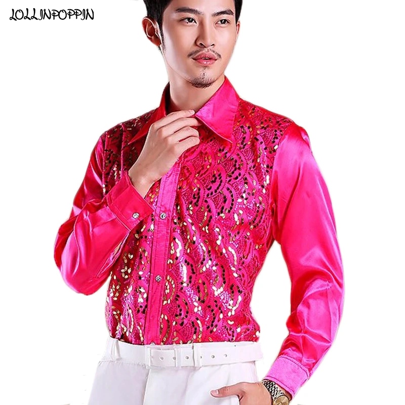 mens shirts stage performance