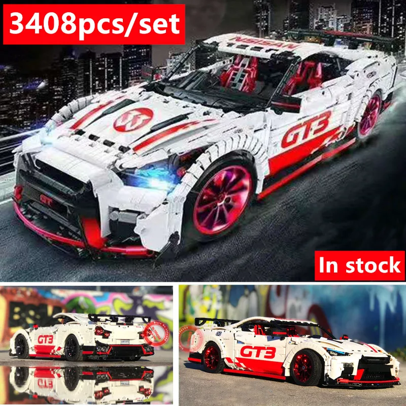 

NEW MOC C63 Sport Car AMG MOC-6687 RC Engine Power Function Vehicle Fit Building Block Bricks Model Kid Toy Gifts