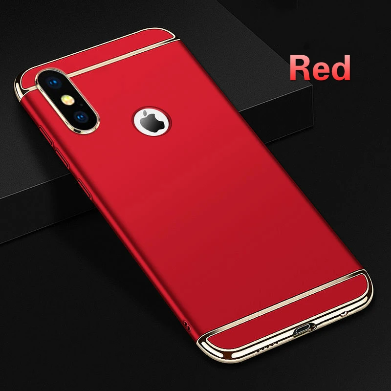 TNSULY For iphone X Mobile Phone Case 12 mini Cover 11 Pro Max 8 Plus XR Electroplating Fitted Frosted Hard Shell Anti knock 6