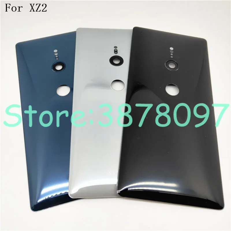 Новое стекло для Sony Xperia XZ2 H8216 H8266 H8276 H8296 Задняя крышка батареи задняя дверь Корпус