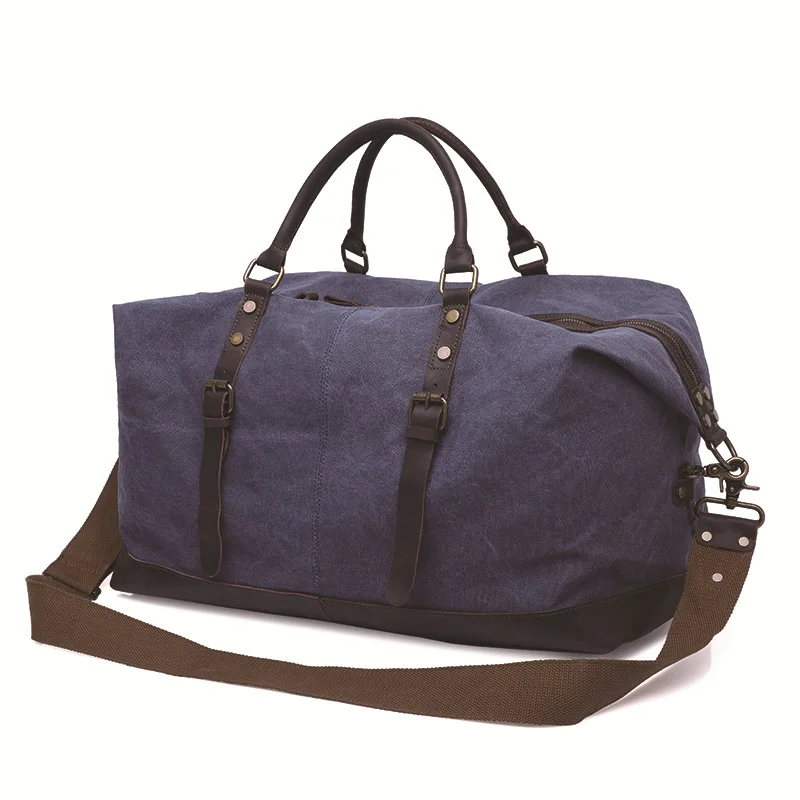 Oversize Canvas Overnight Duffel Bag