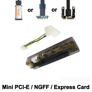 

PCI-E EXP GDC External Laptop Video Card Dock Graphics Card Docking Station Mini PCI-E NGFF M.2A Key Expresscard interface