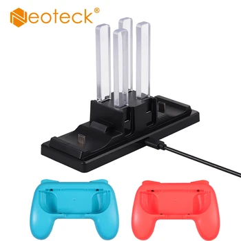 

Neoteck Accessories Kit for Nintendo Switch Games Grip Caps Controller Charger
