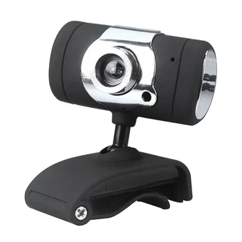 

USB Webcam Live Web Cameras for Windows 7/8 Computer Laptop Desktop with Microphone Online Webcams 640 * 480 Widescreen Video