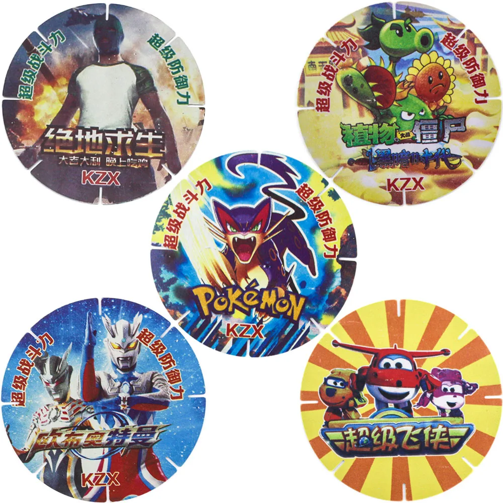 Takara Tomy Pokemon карты коллекции растения зомби PUBG Ultraman крылья карты коллекции ПВХ игрушки для детей