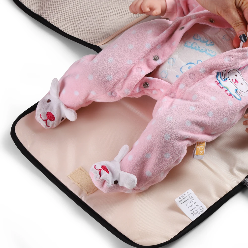Waterproof Diaper Changing Mat Travel Multifunction Portable Baby Diaper Cover Pad Clean Hand Folding Bag Soft Flexible T