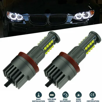 

LED Angel Eye light Halo 160W Bulbs For BMW E92 F01 F02 328i 335i 528i Exterior 6500K Replacement