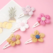 

New Sunflower Baby Hair Clips Fashion Barrettes for Kids Girls Candy Color Hairpins for kids Girls Hair Accessories Photo Props