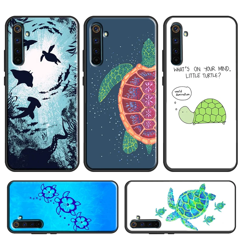 Океан морская черепаха чехол для телефона OPPO Realme GT C3 C11 C15 Q3 6 7 8 Pro Чехол OnePlus X 9 7T 8T