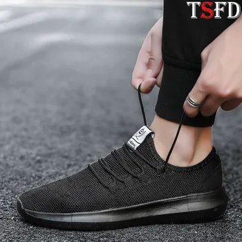 

2020 Trends Man Shoes Lightweight Casual Shoes for Men Lace Up Men's Breathable Shoes Men Sneakers Comfortable Plus Size Shoe S1