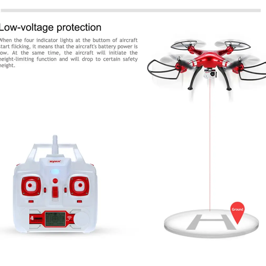 SYMA X8Hg Дрон 8MP 2,4G Радиоуправляемый вертолет дроны HD Воздушный самолет пульт дистанционного управления Дрон четырехосевой Квадрокоптер модель