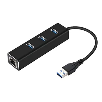 

3 Ports USB 3.0 Gigabit Ethernet Lan RJ45 Network Adapter Hub To 1000Mbps New Arrival 2020