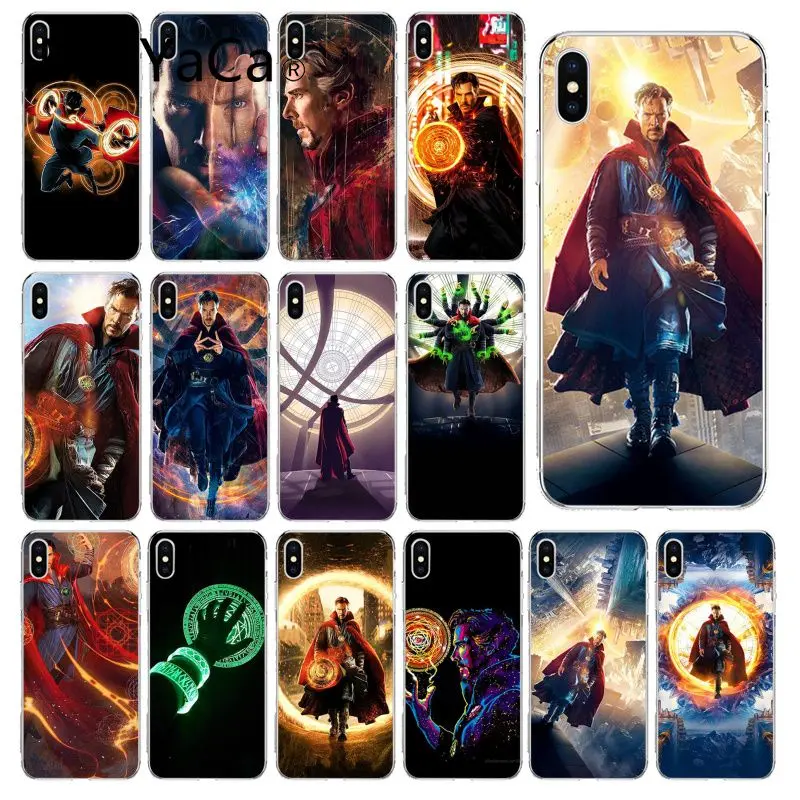 

MaiYaCa dr Marvel Comics Doctor Strange Colorful Cute Phone Case for iPhone 8 7 6 6S Plus X XS MAX 5 5S SE XR 10 Cover