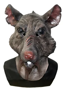 

Rat Splinter Head Latex Mask Animal Mouse Monster Movie Costume Cosplay Party Fancy Dress Turtles Mask
