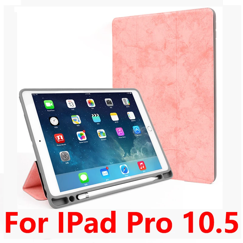 For IPad Pro 10.5 PU планшет Cae для iPad Pro 10,5 чехол с карандашом держатель для iPad Air 3 чехол Funda чехол для iPad 10,2 чехол Pro 11 чехол - Цвет: For IPad Pro 10.5
